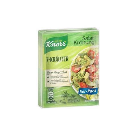 Knorr Salatkrönung 7 Kräuter Jetzt bestellen Knorr Deutsch Dressin