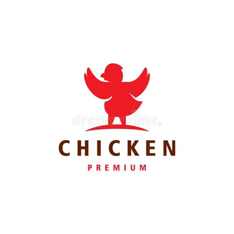 Fried chicken logo stock illustration. Illustration of isolated - 256452914