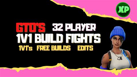 GTO S 1v1 Build Fight S Givethemone Fortnite Creative Map Code