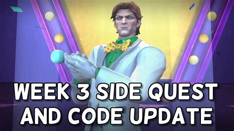 Side Quest Terror Twister Week And Code Update Marvel Contest Of