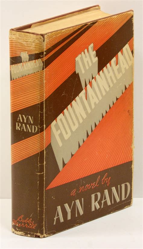 THE FOUNTAINHEAD By Rand Ayn 1943 Quill Brush Member ABAA