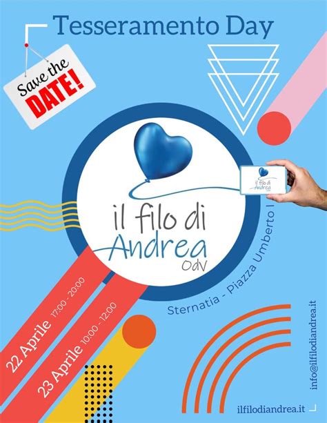 Tesseramento Day Il Filo Di Andrea Odv