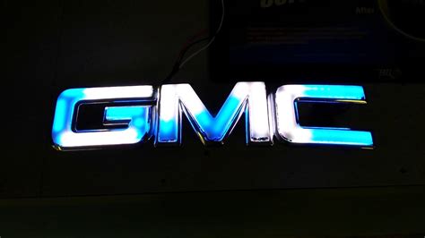 Lighted Gmc Emblem Youtube