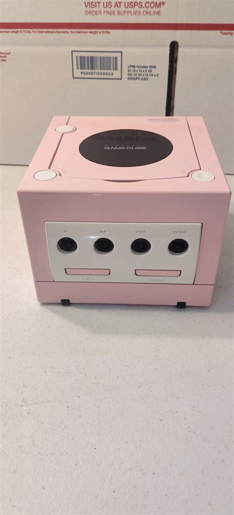 Nintendo Gamecube Console Light Pink And White Dol 001 Etsy