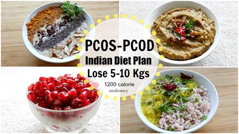 Pcos Pcod Diet Lose Weight Fast 10 Kgs In 10 Days Indian Veg Meal