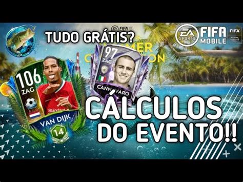 CÁLCULOS DO EVENTO 4 ESTAÇÕES VERÃO JOGADOR ICON E 106 GRATIS FIFA