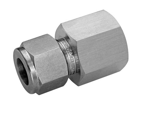 Compression To Thread Adapter Stainless Steel Mm Od Tubing X Npt F