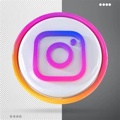 Premium Psd Instagram Icon D Social Media