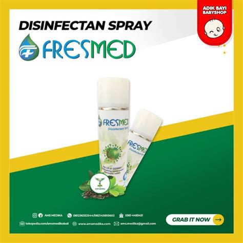 Jual Freshmed Disinfectant Spray Pembunuh Virus Kuman Bakteri