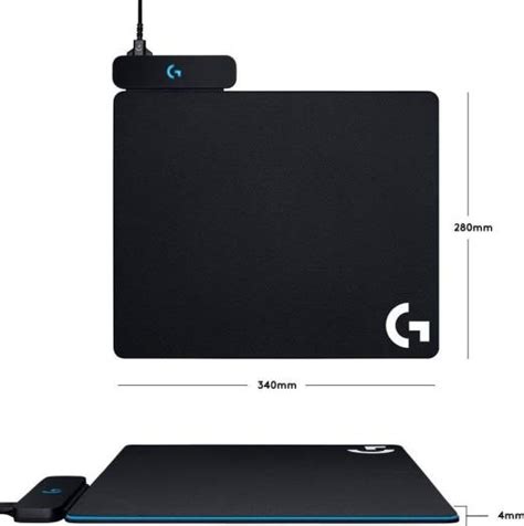 Logitech Powerplay Wireless Charging Gaming Mouse Pad Black 943 000110 Buy Best Price In