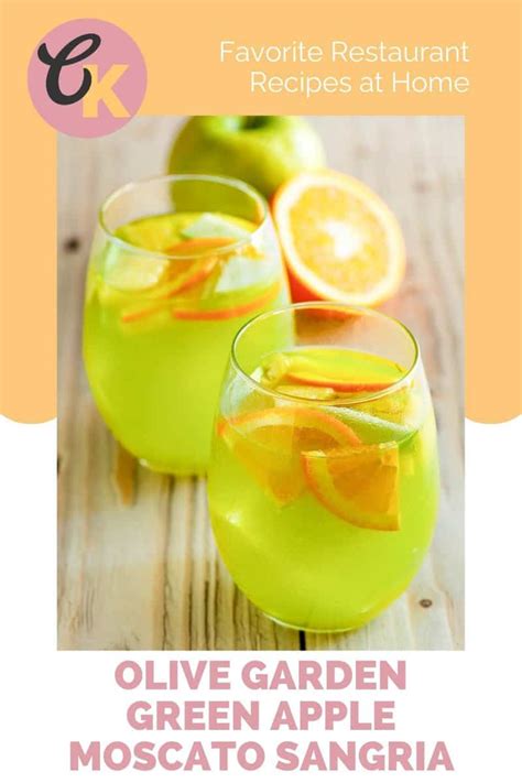 Olive Garden Green Apple Sangria Copykat Recipes