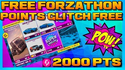 Free Forzathon Points Glitch Free Forza Horizon How To Earn