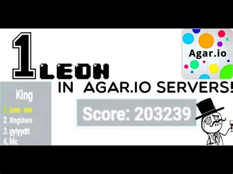 K Agar Leon In Agar Io Servers Youtube