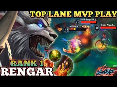 RENGAR MONSTER IN LATE GAME BEST RUNES BUILD TOP 1 GLOBAL RENGAR