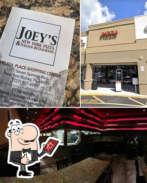 Joeys New York Pizza And Italian Restaurant Trinity Restaurant Menu