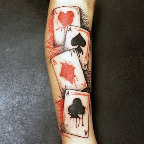 Playing Card Tattoos For Men