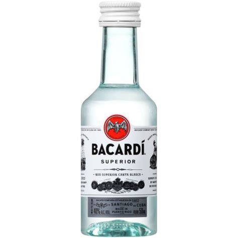 Bacardi White Rum 50ml – BSW Liquor