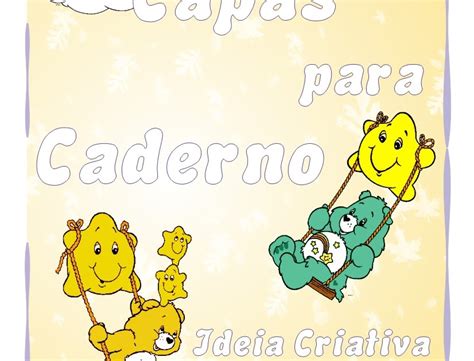 Capa Ursinhos Carinhosos Ideia Criativa Gi Carvalho Educação Infantil