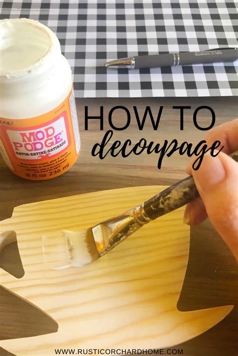 How To Decoupage On Wood Artofit