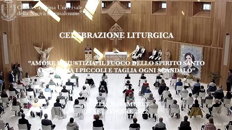 18 09 22 Amore E Giustizia Il Fuoco Dello Spirito Santo Abbraccia I