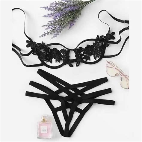 Femmes Lingerie Corset Dentelle Armatures Racy Mousseline De Nuit Sous