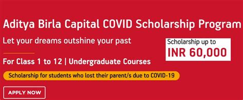 Aditya Birla Capital Scholarship 2024 Application Form Last Date Apply