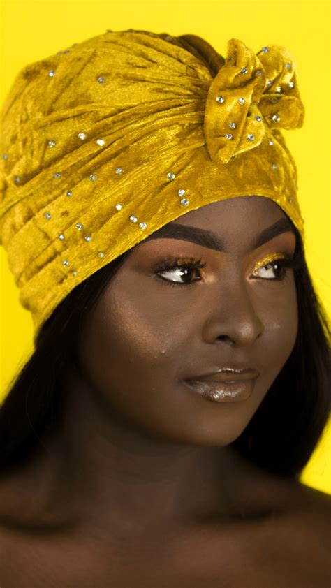 Sunshine Diamante Studded Turban