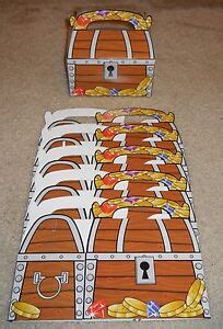 Treasure chest treat boxes PIRATE birthday party loot favors lot of 6 ...