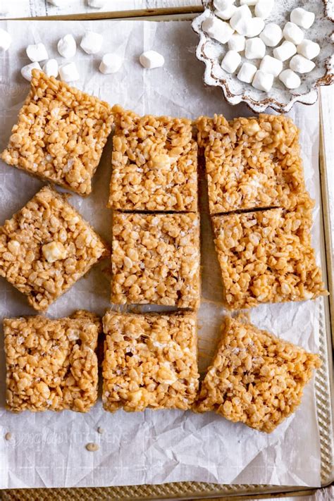 Peanut Butter Rice Krispie Treats Kroll S Korner