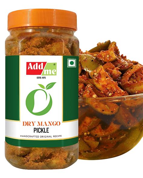 Amazon Add Me Dry Mango Pickle G Less Oil Sukha Achar