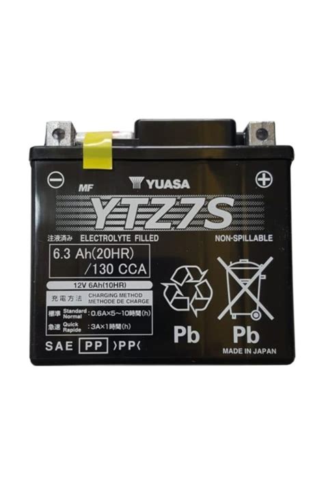 Yuasa YTZ7S Akü - Etkin Motor