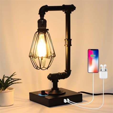 Mise Niveaulampe De Table Faguangao Avec Bouton De Contr Le En