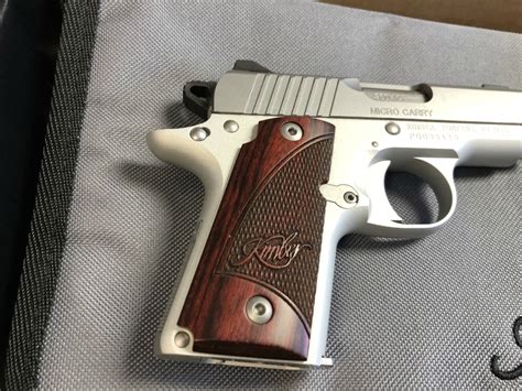 Kimber Micro Stainless Rosewood 380 Acp Subcompact Pistol One 6 Round