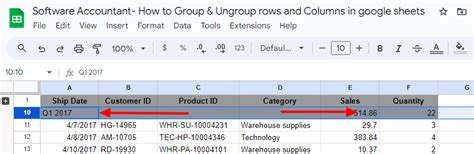 Group Ungroup Rows And Columns In Google Sheets Step By Step Guide