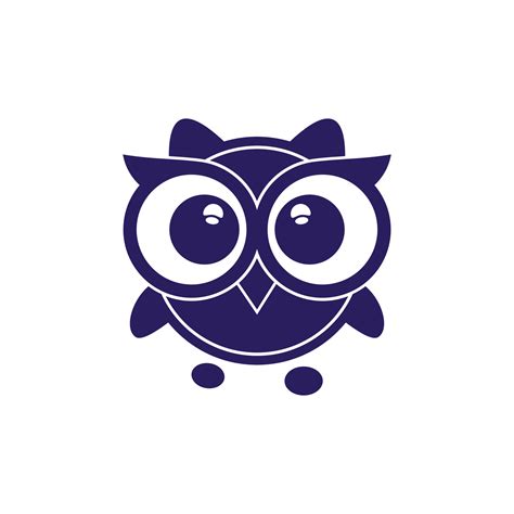 blue owl logo 10426128 Vector Art at Vecteezy