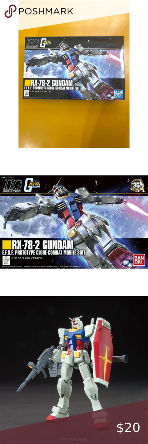 Bandai Hobby Gundam HGUC Mobile Suit RX 78 2 Revive HG 1 144 Model Kit