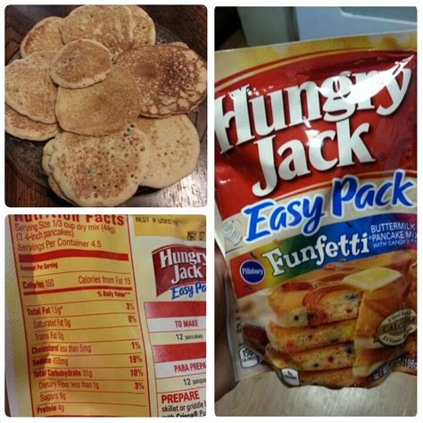 Shannon's Lightening the Load: Hungry Jack Easy Pack Funfetti Pancakes