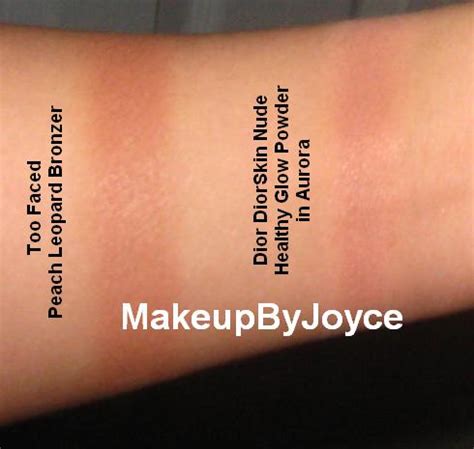MakeupByJoyce Review Swatches Dior DiorSkin Nude Healthy Glow Powder In Aurora