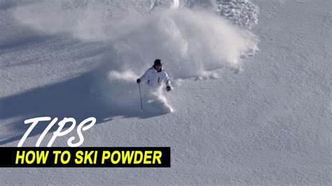 8 Powder Skiing Tips / How to ski powder snow better incl. Video!