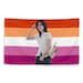 ITZY Ryujin Lesbian Kpop Flagtiktok Meme Trendy Room Tapestry Fanmade