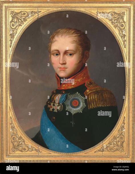 Portrait of Emperor Alexander I (1777-1825). Museum: PRIVATE COLLECTION ...