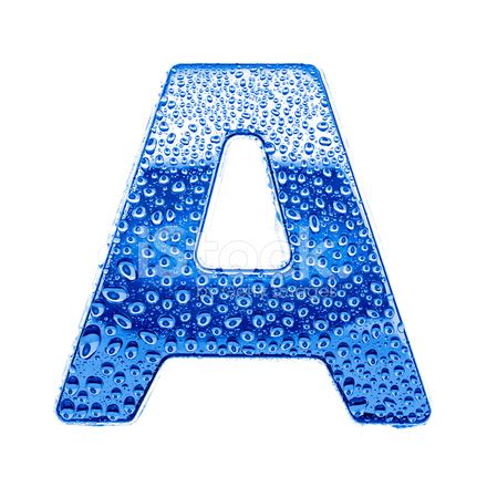 Blue Alphabet Symbol - Letter A Stock Photo | Royalty-Free | FreeImages