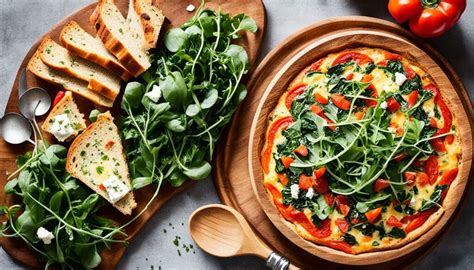 Roasted Red Pepper And Goat Cheese Frittata Recipe