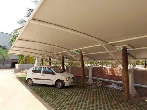 PVC White Car Parking Shed At Rs 200 Sq Ft In Pune ID 2852850178312