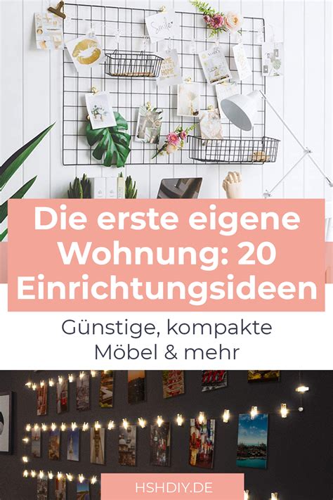 20 günstige Einrichtungstipps für erste eigene Wohnung Home Sweet