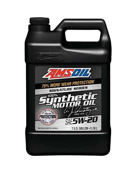 Amsoil Signature Series 5W 20 Synthetic Motor Oil ALM1G OilProject Lv