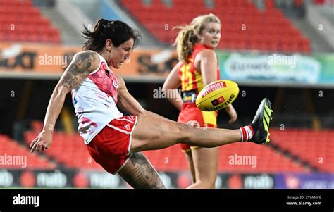 Jodie Hicks Of The Swans Kicks During The Aflw Elimination Final