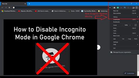 How To Disable Incognito Mode In Google Chrome V80 2020 YouTube