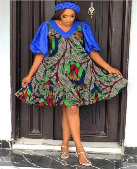 40 Fascinating Ankara Short Gown Dress Styles For A Stylish And