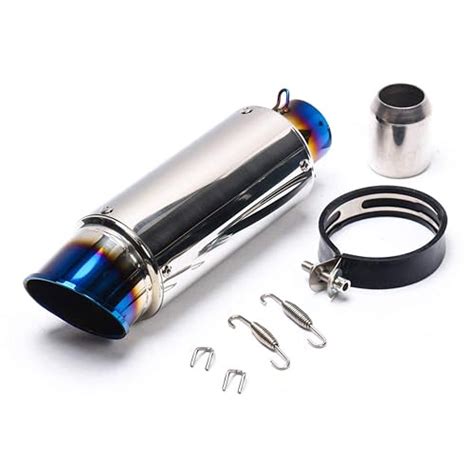 Istunt Universal 51mm Slip On Modified Motorcycle Exhaust Pipe Muffler Race Review Online